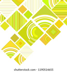 abstract geometric background with abstract colored rhombuses and lines, vector