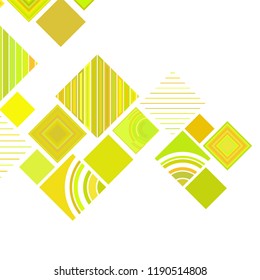 abstract geometric background with abstract colored rhombuses and lines, vector