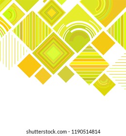 abstract geometric background with abstract colored rhombuses and lines, vector