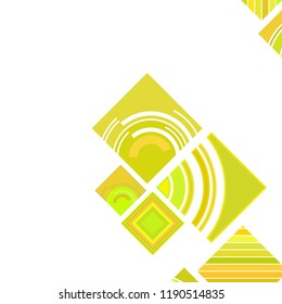 abstract geometric background with abstract colored rhombuses and lines, vector