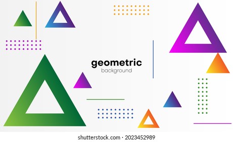 fondo geométrico abstracto con color