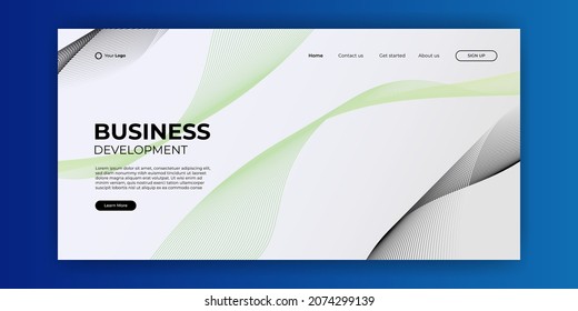Abstract geometric background, colorful creative digital background, modern landing page concept vector