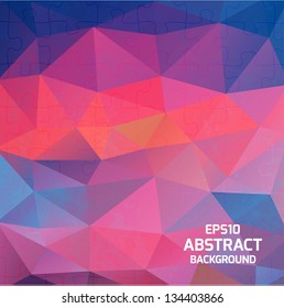 Abstract geometric background for colorful design. Vector illustration.