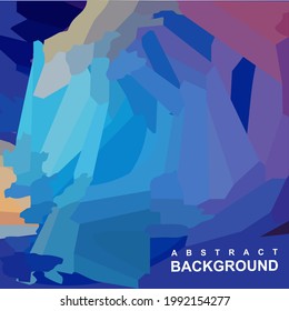 Resumen ilustración vectorial de diseño coloreada de fondo geométrico