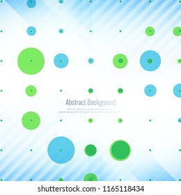 Abstract geometric background with colorful dots