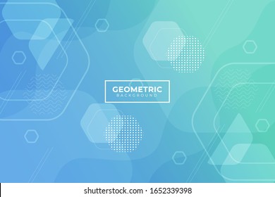 Abstract geometric background. Colorful dynamic shapes. EPS 10 stock vector