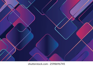 Abstract geometric background with a colorful and dynamic design. Vector illustration.