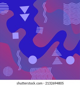 Abstrakte, geometrische Hintergrundfarbe, bunte Farbverläufe, geeignet für Präsentationsdesigns, Websites, Banner, Wallpaper, Broschüren und Poster