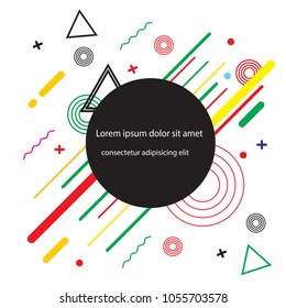 Abstract geometric background. Colorful image.