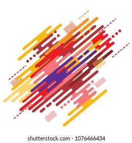 Abstract geometric background. Colorful image.