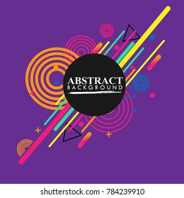 Abstract geometric background. Colorful image.