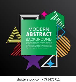 Abstract geometric background. Colorful image.