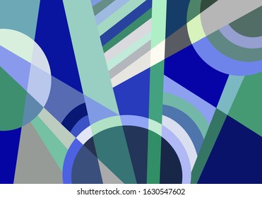 Abstract geometric background with colorful lines - Shutterstock ID 1630547602