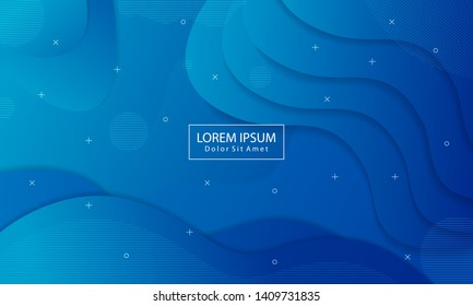 Abstract geometric background. Colorful background with liquid composition. Modern background design. 