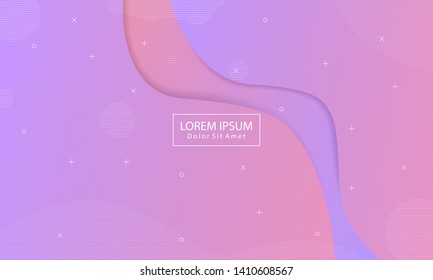 Abstract geometric background. Colorful background with liquid composition. Modern background design. 
