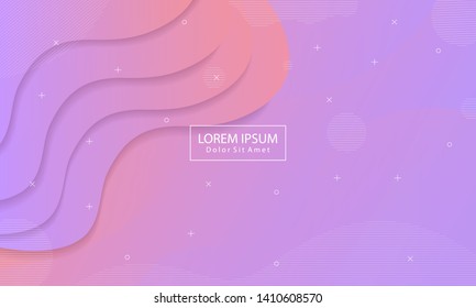 Abstract geometric background. Colorful background with liquid composition. Modern background design. 