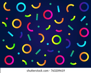 Abstract geometric background with colorful geometric shapes. Vector geometric grahic.