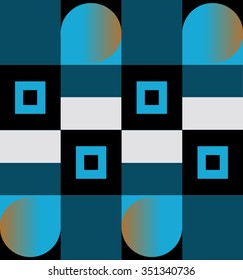 Abstract, geometric background, colorful, spectrum. Simple geometrical shapes such as a triangle, a sphere, a square, a rectangle. modern background. Web trend screensaver. Modern pattern