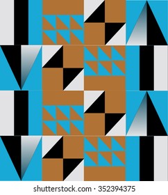Abstract, geometric background, colorful, spectrum. Simple geometrical shapes such as a triangle, a sphere, a square, a rectangle. modern background. Web trend screensaver. Modern pattern
