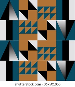 Abstract, geometric background, colorful, spectrum. Simple geometrical shapes such as a triangle, a sphere, a square, a rectangle. modern background. Web trend screensaver. Modern pattern