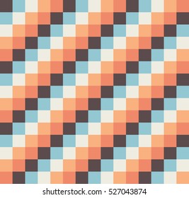 Abstract Geometric Background With Colorful Squares