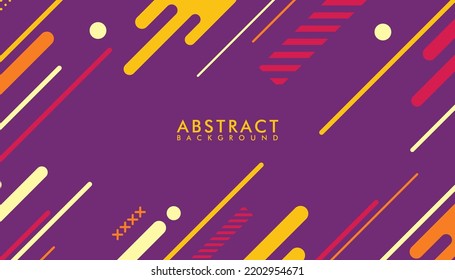 Abstract geometric background with colorful. Trendy geometric background design