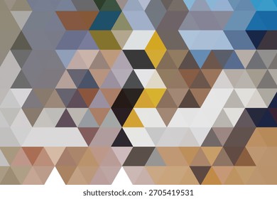Fondo geométrico abstracto con el patrón colorido del mosaico del triángulo