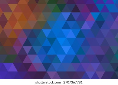 fundo geométrico abstrato com triângulo colorido padrão de mosaico
