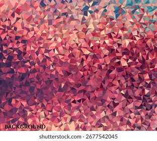  Abstrakter geometrischer Hintergrund mit bunten Dreiecken im Retro-Stil

