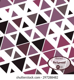 Abstract geometric background with colorful triangles different size.