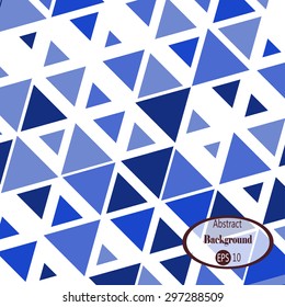 Abstract geometric background with colorful triangles different size.