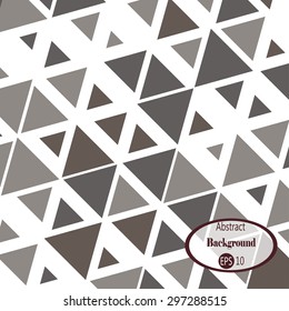 Abstract geometric background with colorful triangles different size.