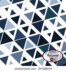 Abstract geometric background with colorful triangles different size.