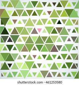 Abstract geometric background with colorful triangles different size.