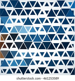 Abstract geometric background with colorful triangles different size.