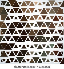 Abstract geometric background with colorful triangles different size.