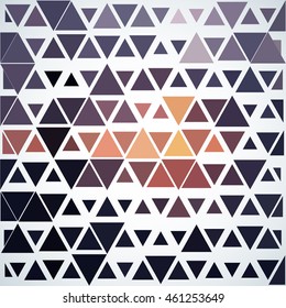 Abstract geometric background with colorful triangles different size.