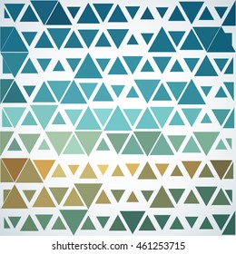 Abstract geometric background with colorful triangles different size.