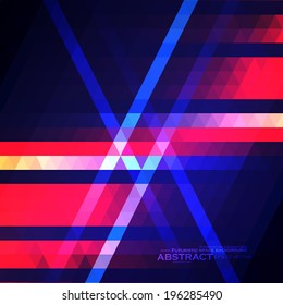 Abstract geometric background, colorful vector futuristic illustration eps10
