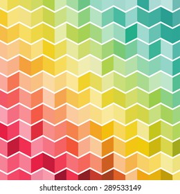 Abstract geometric background of colorful waves