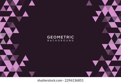 Abstract geometric background with colorfull triangle shapes
