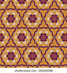 Abstract geometric background composed of vintage color bricks, different shades