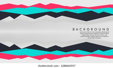 abstract geometric background concept with a blend of colors and shapes