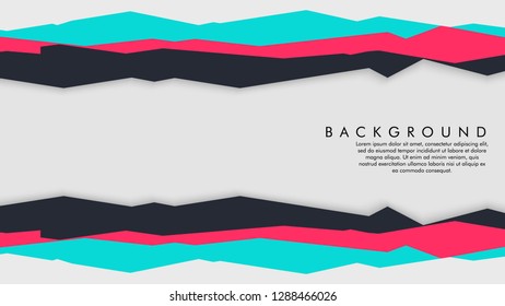 abstract geometric background concept with a blend of colors and shapes