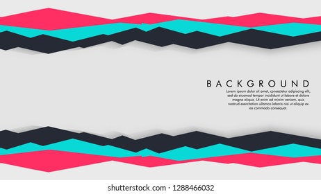 abstract geometric background concept with a blend of colors and shapes