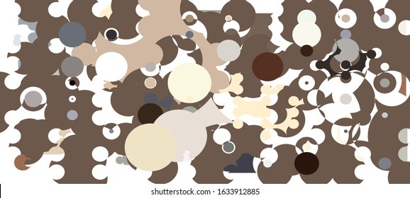 Abstract  geometric background consisting of chaotically scattered circles of different size and color. Creative graphic design for poster,brochure,flyer and card.