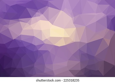 Abstract geometric background consisting of colored triangles.