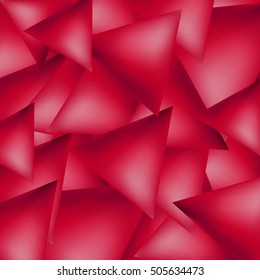 Abstract geometric background consisting of colored triangles. Vector Illustration.