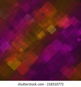 Abstract geometric background  consisting of overlapping square elements of various sizes, with rounded corners. Vector illustration.