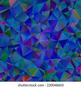 Abstract geometric background  consisting of overlapping triangular elements of various sizes. Vector illustration.